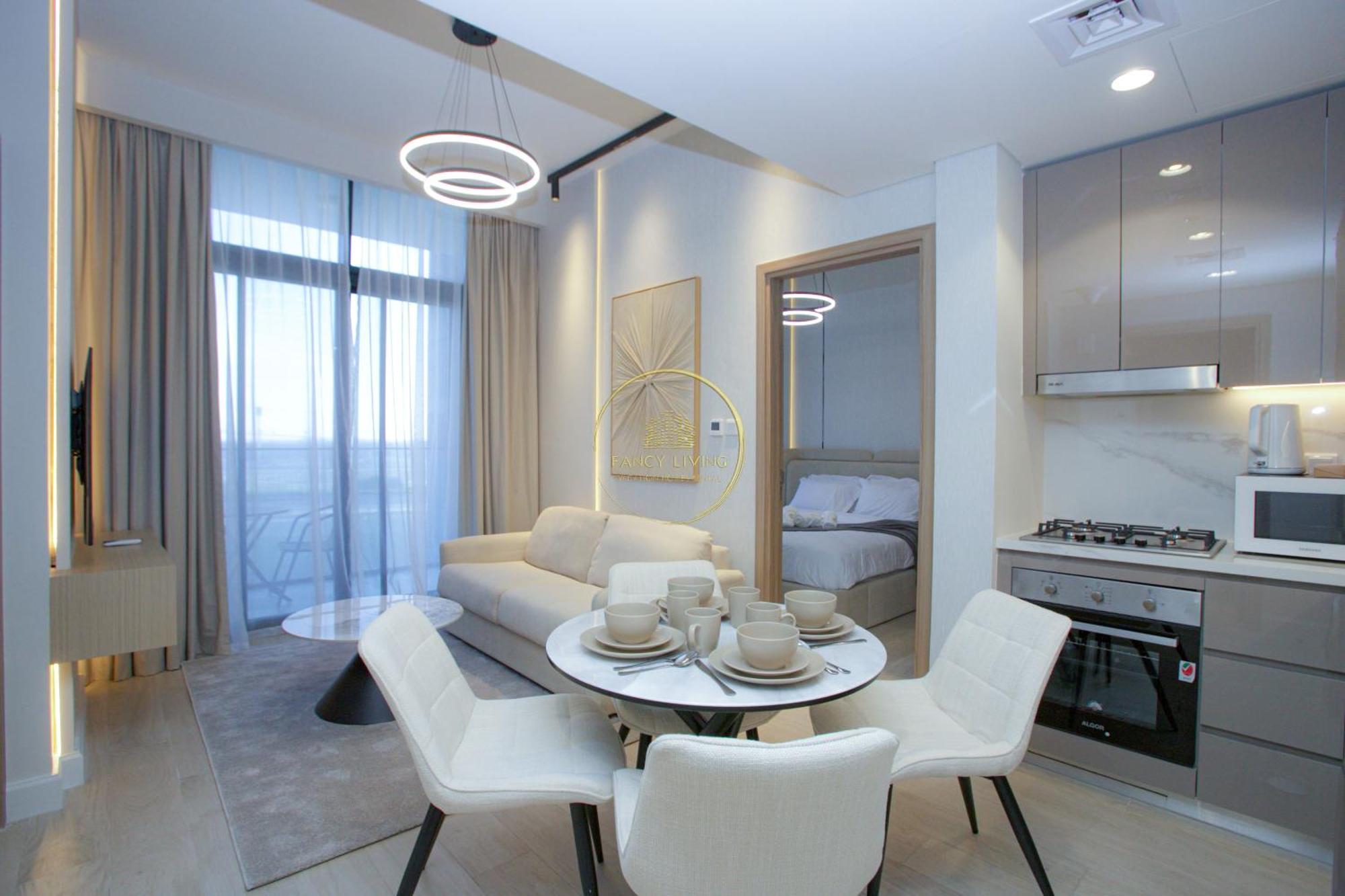 Standard 2Bhk Located In Azizi Riviera 46 ดูไบ ภายนอก รูปภาพ